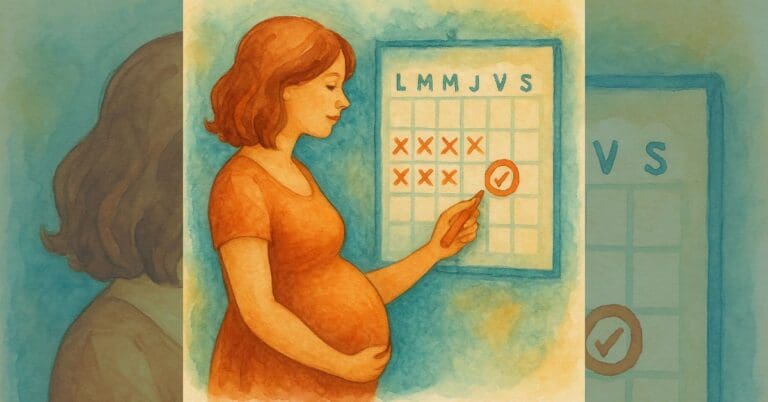 Date d'accouchement : patienter jusque là