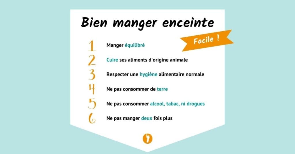 6 règles faciles pour bien manger enceinte